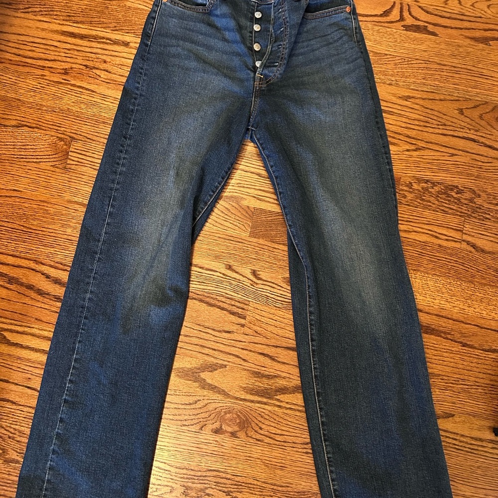 Levi's Women's Straight Leg Blue Jeans